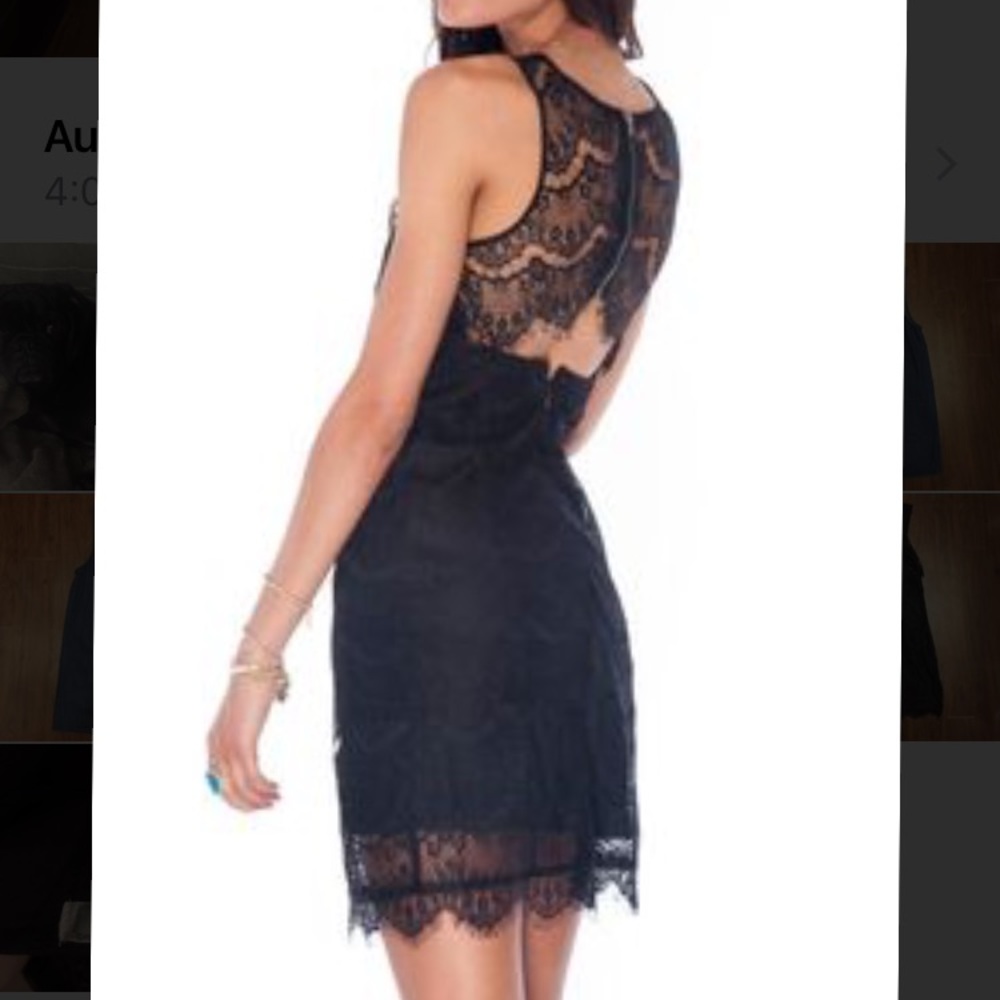 ModCloth Black Lace Dress